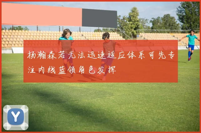 杨瀚森若无法迅速适应体系可先专注内线蓝领角色发挥
